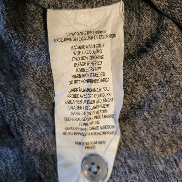 PGA Tour golf men's grey short-sleeved polo shirt size large - Picture 8 of 12